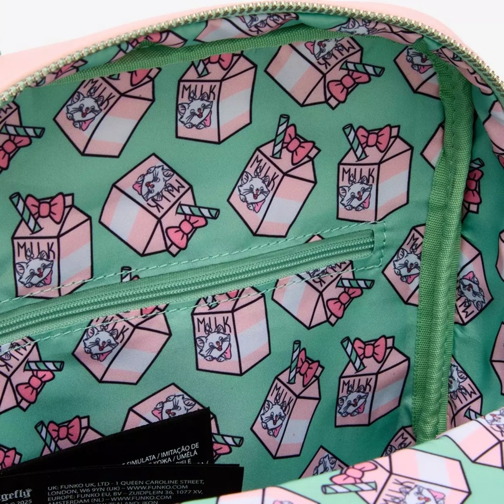 Loungefly Disney The Aristocats Marie Milk Carton Mini Backpack - NWT - Picture 4 of 4
